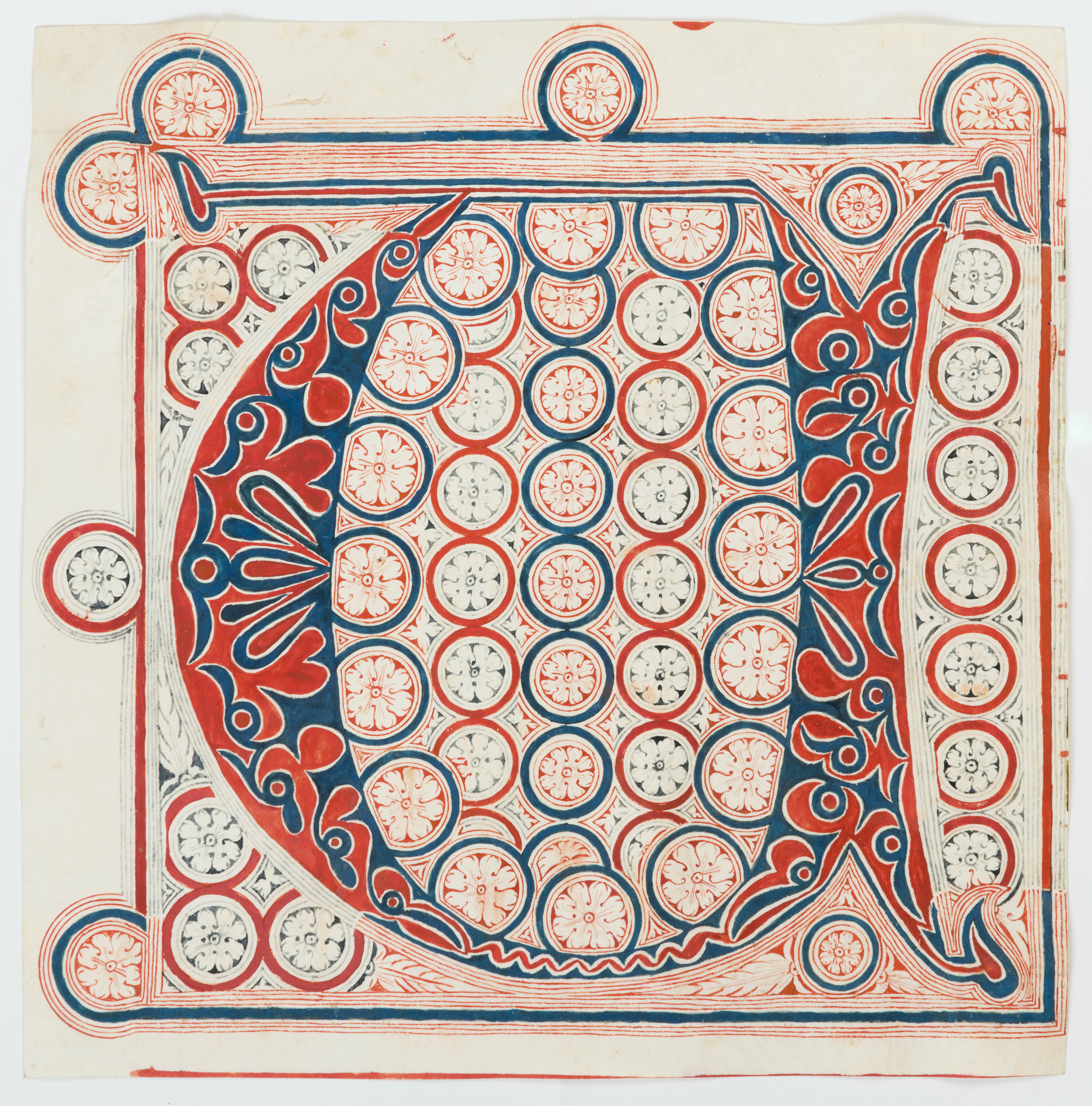 A Decorated Initial V from an Antiphonary